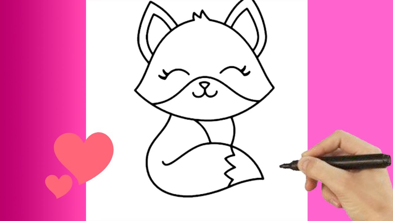 RAPOSA FOFA 🧡 Como desenhar Raposinha Kawaii - Desenhos Kawaii - Desenhos  para Desenhar 