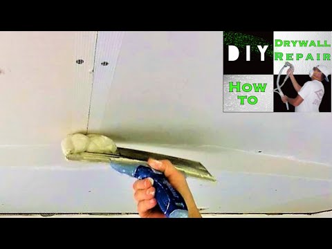 How to mud drywall butt joint when using fiberglass mesh tape diy