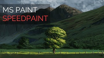 [Speedpaint] MS Paint Mountain Landscape