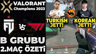 FUT vs T1 2. MAÇ ÖZETİ | VALORANT CHAMPIONS 2023