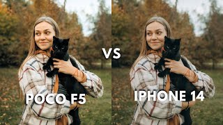 POCO F5 VS IPHONE 14 Camera Test Comparison