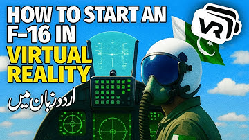 DCS F-16C Tutorial Series: Startup | Virtual Reality | Cold and Dark Start | with ATC Comms | Urdu