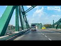【4K】Driving around Road in BANGKOK&#39;s OLD TOWN, Thailand (2021)