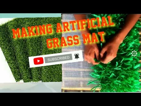 How to make realistic artificial moss/grass using sponge foam