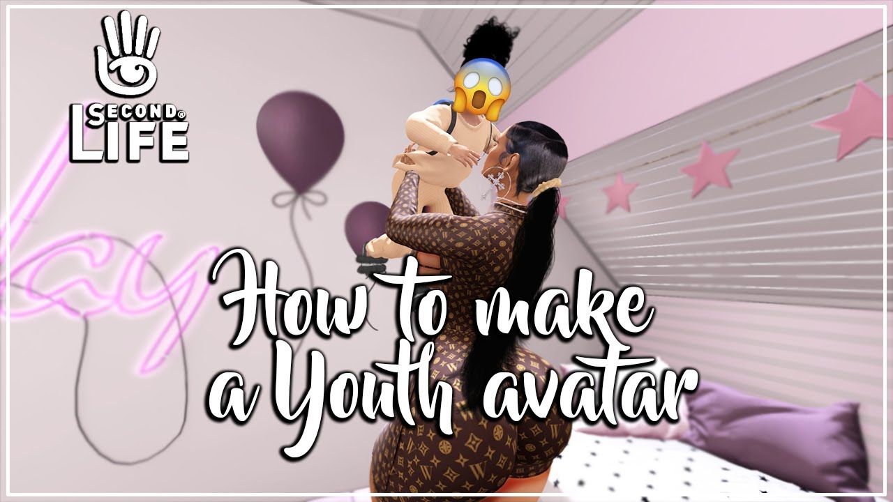 Second Life | КАК СОЗДАТЬ МОЛОДЕЖНЫЙ АВАТАР!!😱