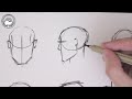 How to draw simple heads  drawing for beginners