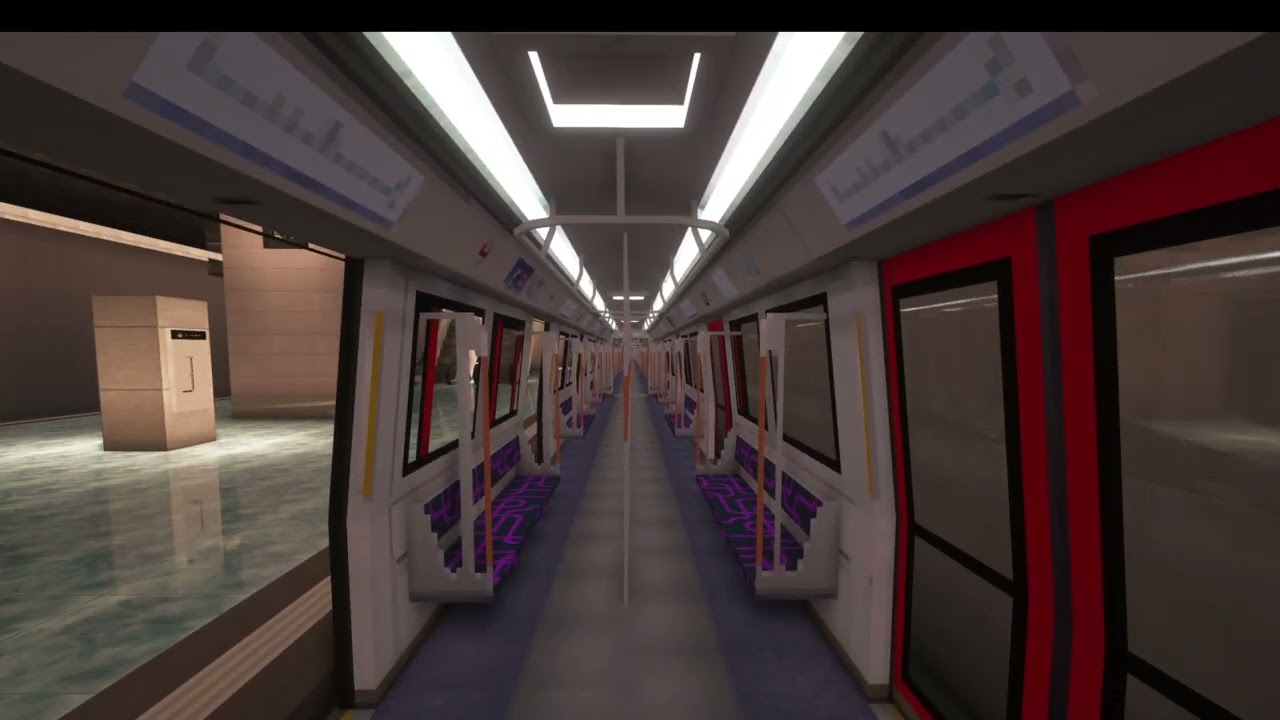 Mitfahrt U2 Helluva Metro - Minecraft MTR Mod