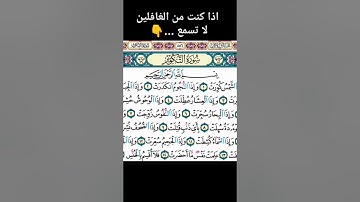 الشيخ محمد الفقيه _ سورة التكوير