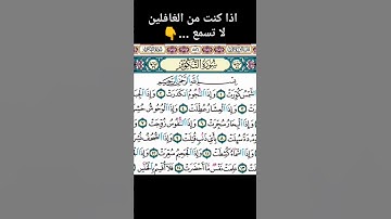الشيخ محمد الفقيه _ سورة التكوير