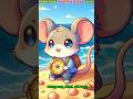Children's story: The Mouse Who Invented the Compass 🧭🐭#shorts #mouse #youtubeshorts #kartunajaib