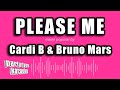 Cardi B & Bruno Mars - Please Me (Karaoke Version)