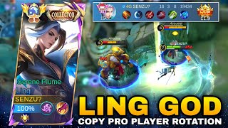 LING FASTHAND SUPER AGGRESSIVE + ON POINT ( Ling God Is Here ) PERFECT MACRO & MICRO ROTATION - MLBB