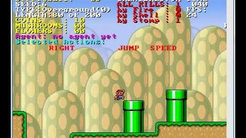 MarioAI Experiment 1