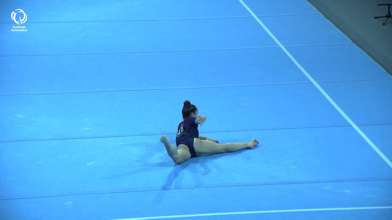 Carolann HEDUIT (FRA) - 2021 Artistic Europeans - Qualifications floor