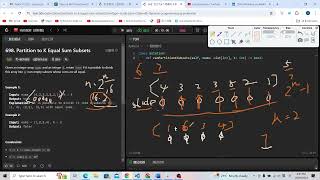 Leetcode 698. Partition to K Equal Sum Subsets (bit dp)