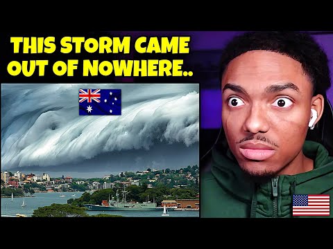 AMERICAN REACTS to Australia’s UNPREDICTABLE Weather