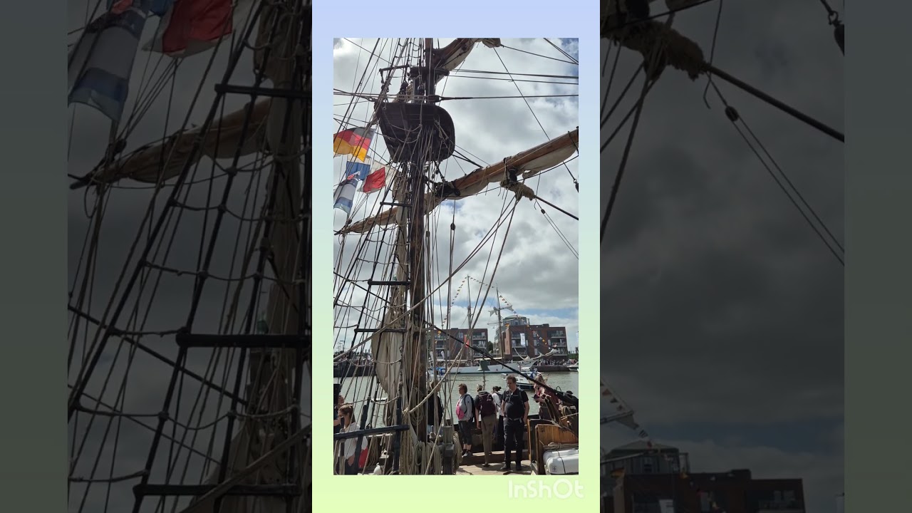 Segelschiff in Bremerhaven, 