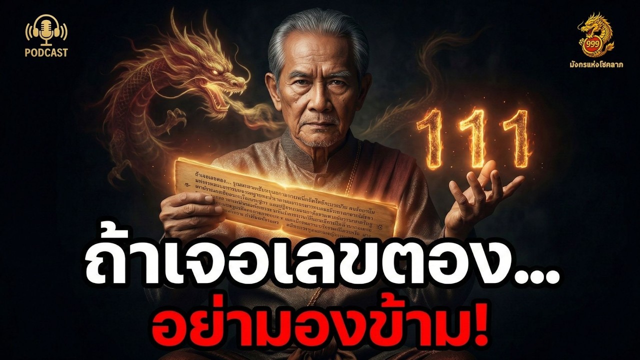 เห็นเลขตองบ่อยผิดปกติ?... นี่คือเสียงกระซิบจากเทวดาที่อยากให้คุณโชคดี