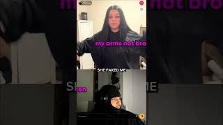 SHE FAKED ME