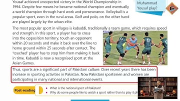 Gohar English 7 PCTB|Unit 6|Lec 2|Reading