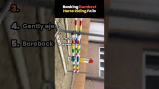 Ranking Dumbest Horse Riding Fails