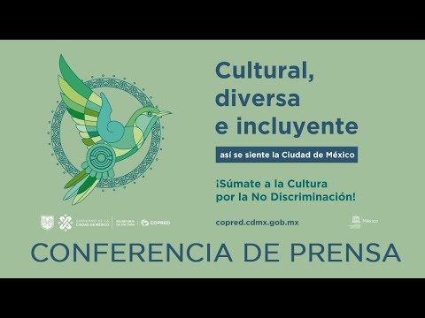 Presentación de Octubre "Mes de la Cultura por la No Discriminación"