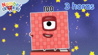 Numberblocks em Português Brasil | 3 horas episódios completos | Aprenda a contar | GRANDES NÚMEROS