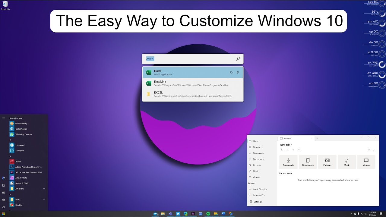 How to customize your Windows 10 desktop with these free tools