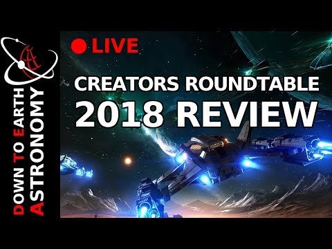 🔴Creators Roundtable - 2018 Review with Down To Earth Astronomy gaming logo