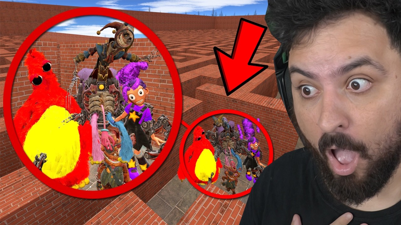 POPPY PLAYTIME CAPITULO 5 NO LABIRINTO É MUITO ASSUSTADOR !!