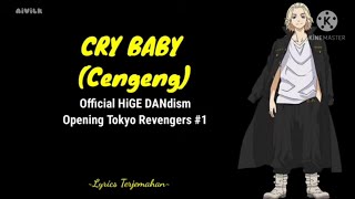 [indosub]  HiGE DANdism - Cry Baby | Opening Tokyo Revengers 1 lirik terjemahan Full Version