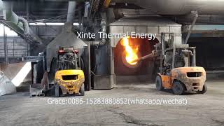 Aluminum Tilting Rotary Furnace in the Process of Production