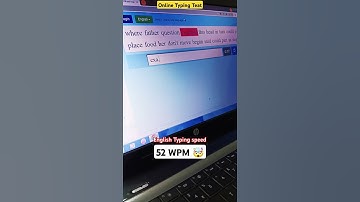 52 WPM 😯Typing Speed | English Typing Practice| Online Typing Test | #typing #ARP_0101