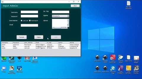 Demo "Aplikasi Persediaan Barang Toko Bangunan Daun Mas" berbasis NetBeans