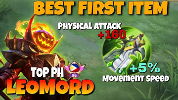 WTF DAMAGE!! BEST FIRST ITEM FOR LEOMORD! | TOP PH LEOMORD 2023