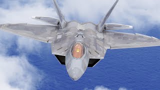 Beautiful Footage of F-22 Raptors &amp; B-52s Together