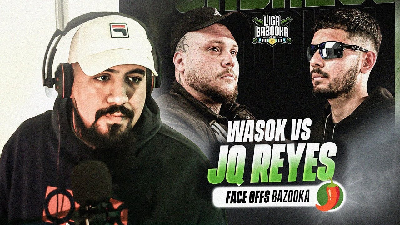 WASOK CASI A LOS GOLPES & JQ REYES NO LO PUEDE CREER [FACE OFF LIGA BAZOOKA] #ligabazooka 