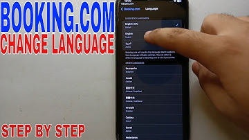 ✅  How To Change Language On Booking.com 🔴