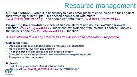 FreeRTOS on STM32   17 Resources management