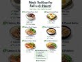 Meals That Keep You Full for 6+ Hours #fitnessshorts #healthyfood #fatburningsecrets