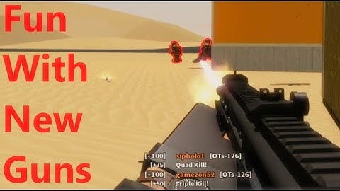 POV: You use new guns in phantom forces