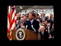 President kennedys speech at rice university