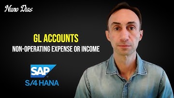 What are Non-Operating Expenses Accounts: SAP S/4 HANA