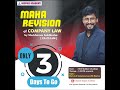 Company Law Revision for December 2020 || How to be ready for this attempt ||