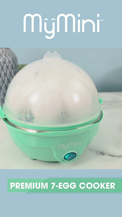 MyMini Premium 7-Egg Cooker, Teal 