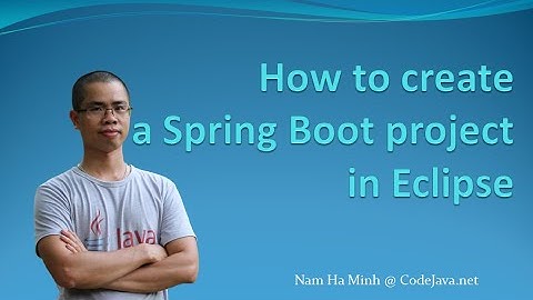 How to create a Spring Boot project in Eclipse
