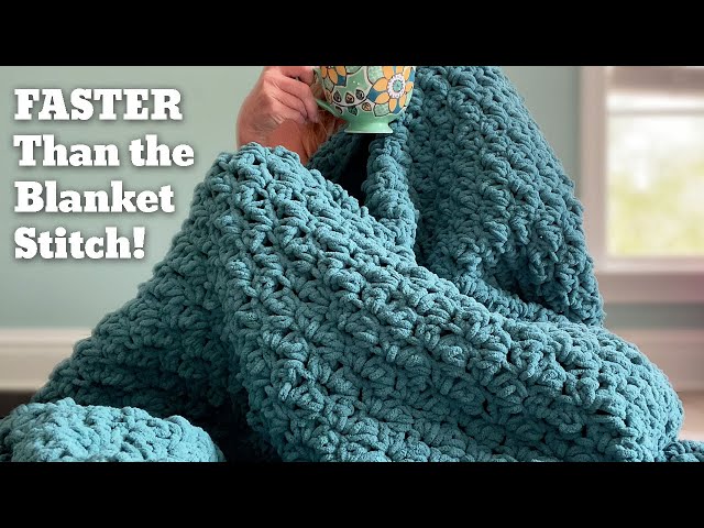 Quick and Easy Jumbo Yarn Blanket – A FREE Crochet Pattern – Jaded Crafts &  Creations