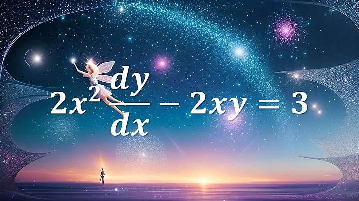 【詳細解題動畫】提要013：Solve 2x²y’ – 2xy = 3｜授課老師：中華大學土木系呂志宗特聘教授(2-2)