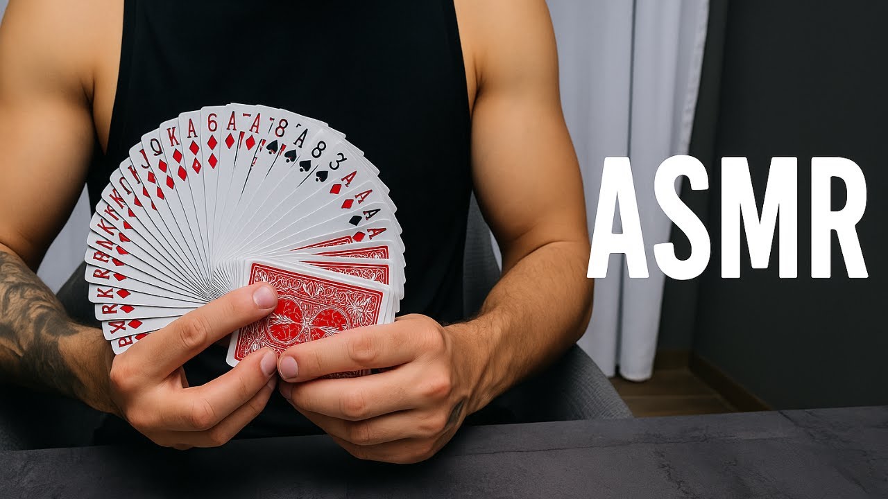 3 Hours of ASMR Card Tricks To Fall Asleep To (No Talking) - YouTube