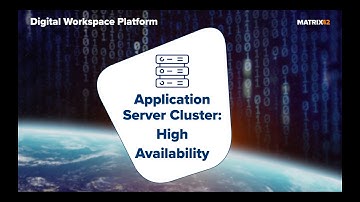 Matrix42 Application Server Clustering: High Availability